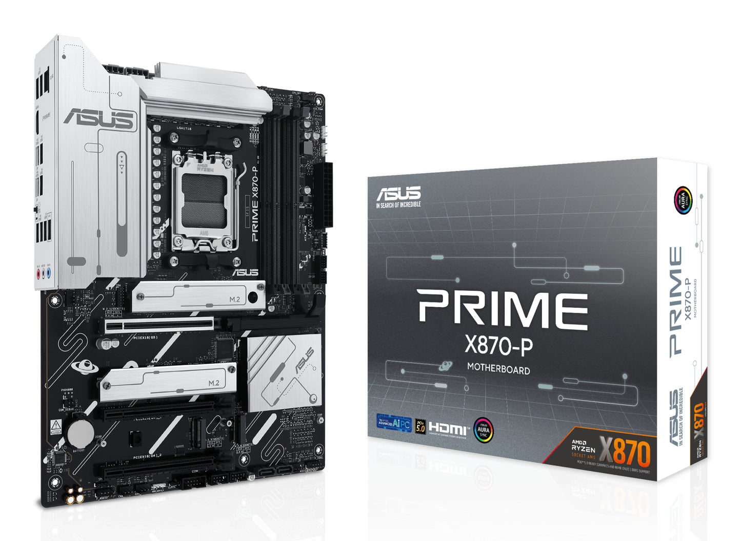 ASUS PRIME X870-P MOTHERBOARD X870 AM5 ATX