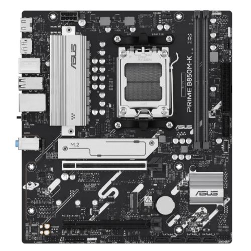 Asus PRIME B850M-K, AMD B850, AM5, Micro ATX, 2 DDR5, HDMI, DP, 2.5G LAN, 2x M.2