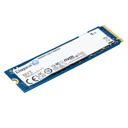 Kingston 1TB NV3 M.2 NVMe Gen4 SSD, M.2 2280, PCIe4, R/W 6000/4000 MB/s