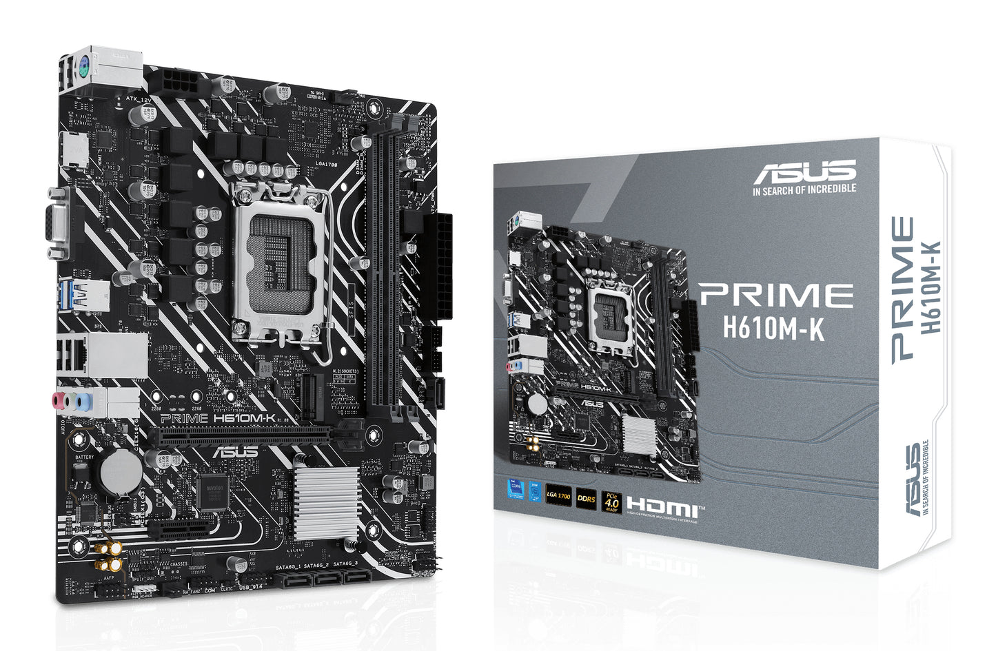 ASUS Prime H610M-K MOTHERBOARD H610 LGA 1700 Micro ATX