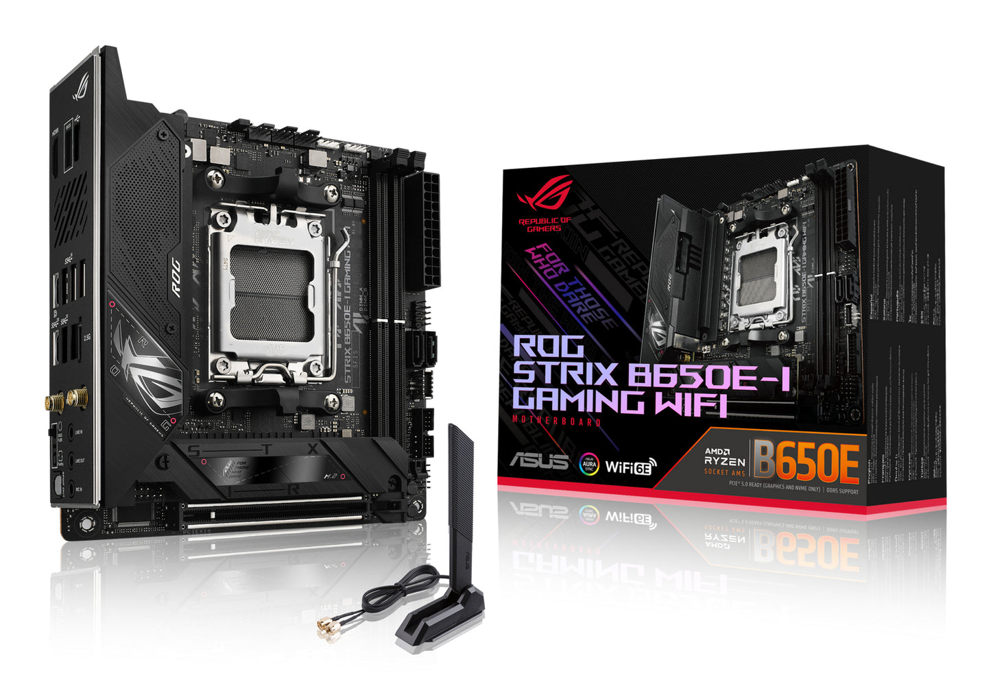 ASUS ROG STRIX B650E-I GAMING WIFI MOTHERBOARD B650 AM5 DDR5 Mini-ITX M.2