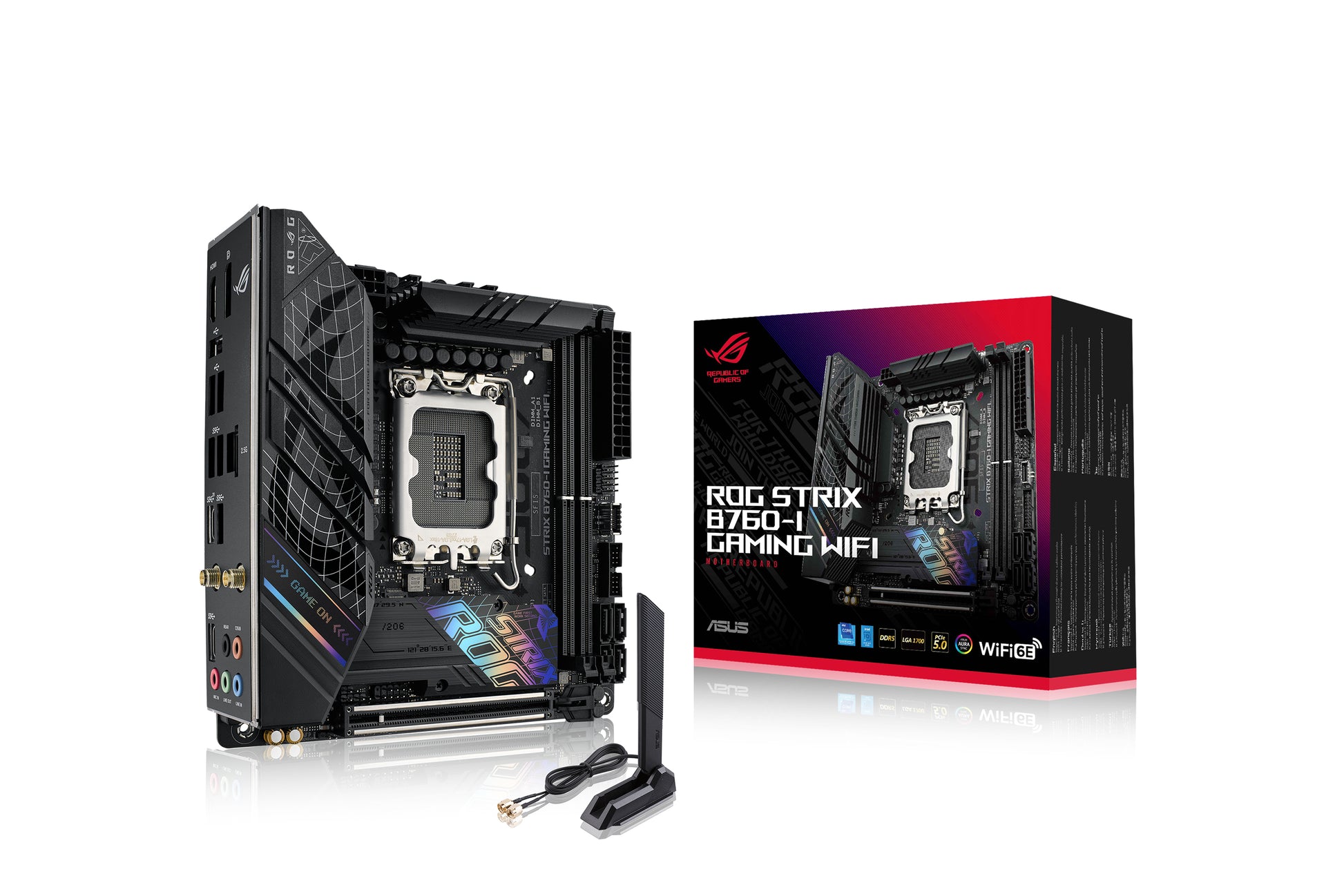 ASUS ROG STRIX B760-I GAMING WIFI MOTHERBOARD B760 LGA 1700 Mini-ITX