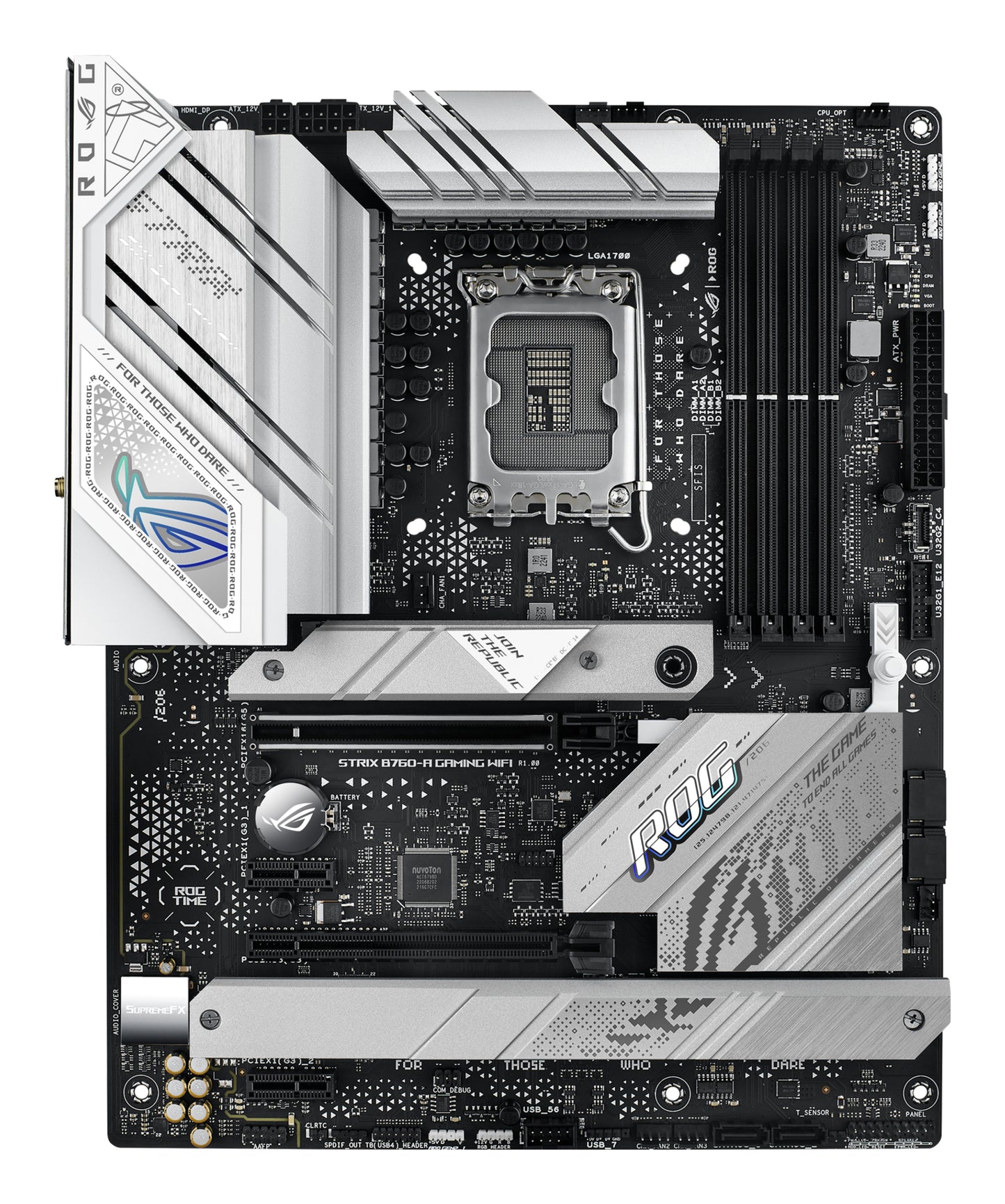 ASUS ROG STRIX B760-A GAMING WIFI MOTHERBOARD B760 LGA 1700 DDR5 ATX M.2 Air Cooler