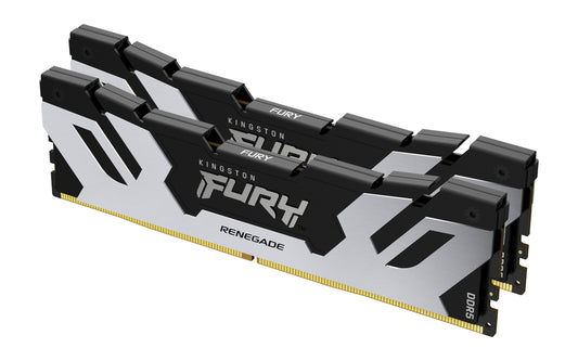 Kingston Technology 96GB 6000MT/s DDR5 CL32 DIMM (Kit of 2) FURY Renegade Silver XMP RAM DDR5 96GB