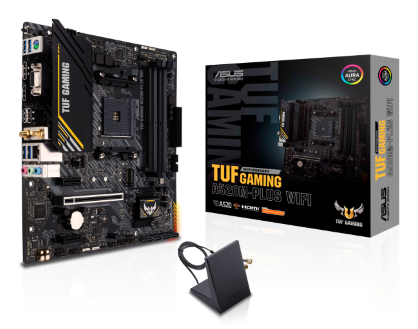 ASUS TUF GAMING A520M-PLUS WIFI MOTHERBOARD A520 AM4 Micro ATX