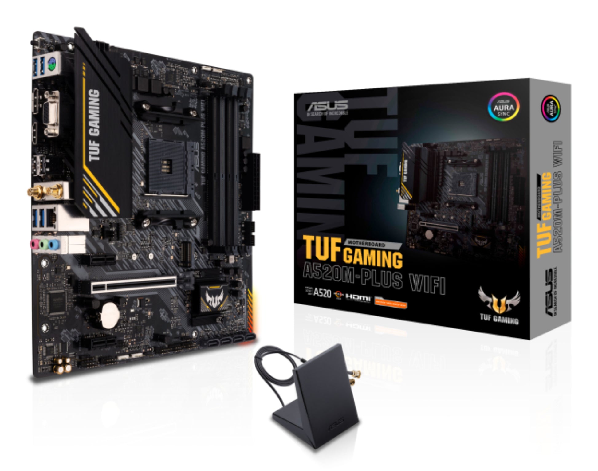 ASUS TUF GAMING A520M-PLUS WIFI MOTHERBOARD A520 AM4 Micro ATX