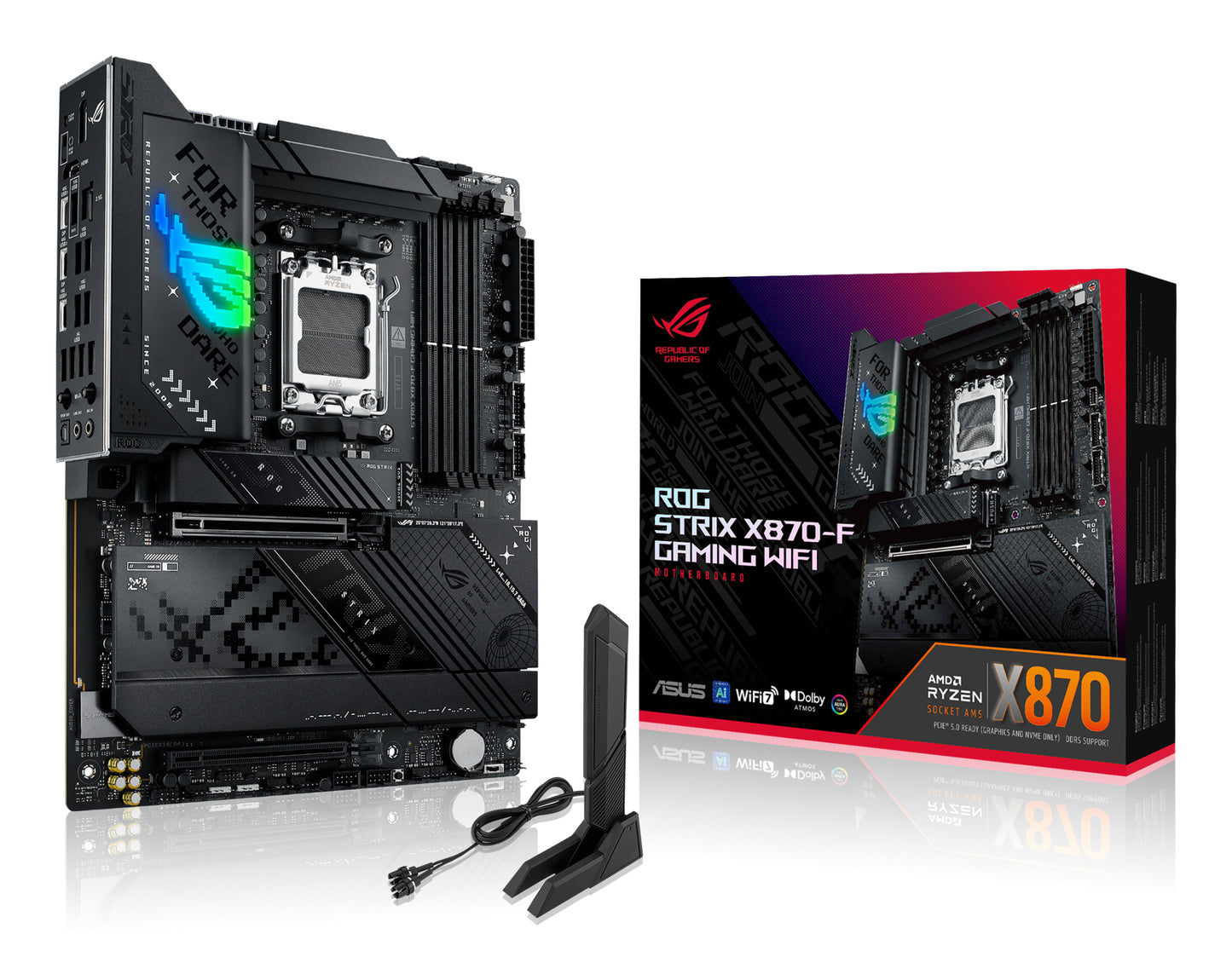 ASUS ROG STRIX X870-F GAMING WIFI MOTHERBOARD X870 AM5 ATX