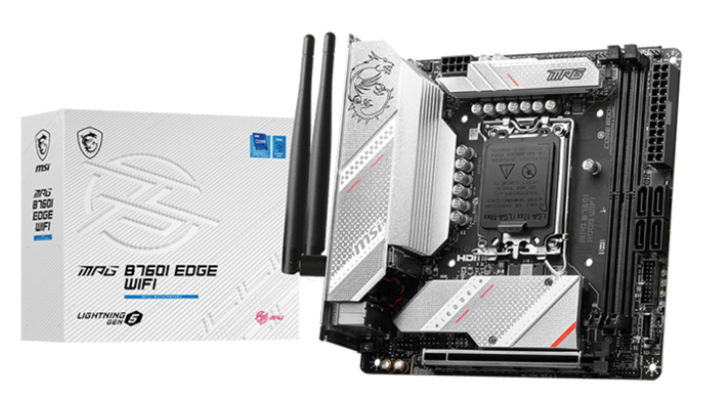 MSI MPG B760I EDGE WIFI MOTHERBOARD B760 LGA 1700 Mini-ITX M.2 Air Cooler
