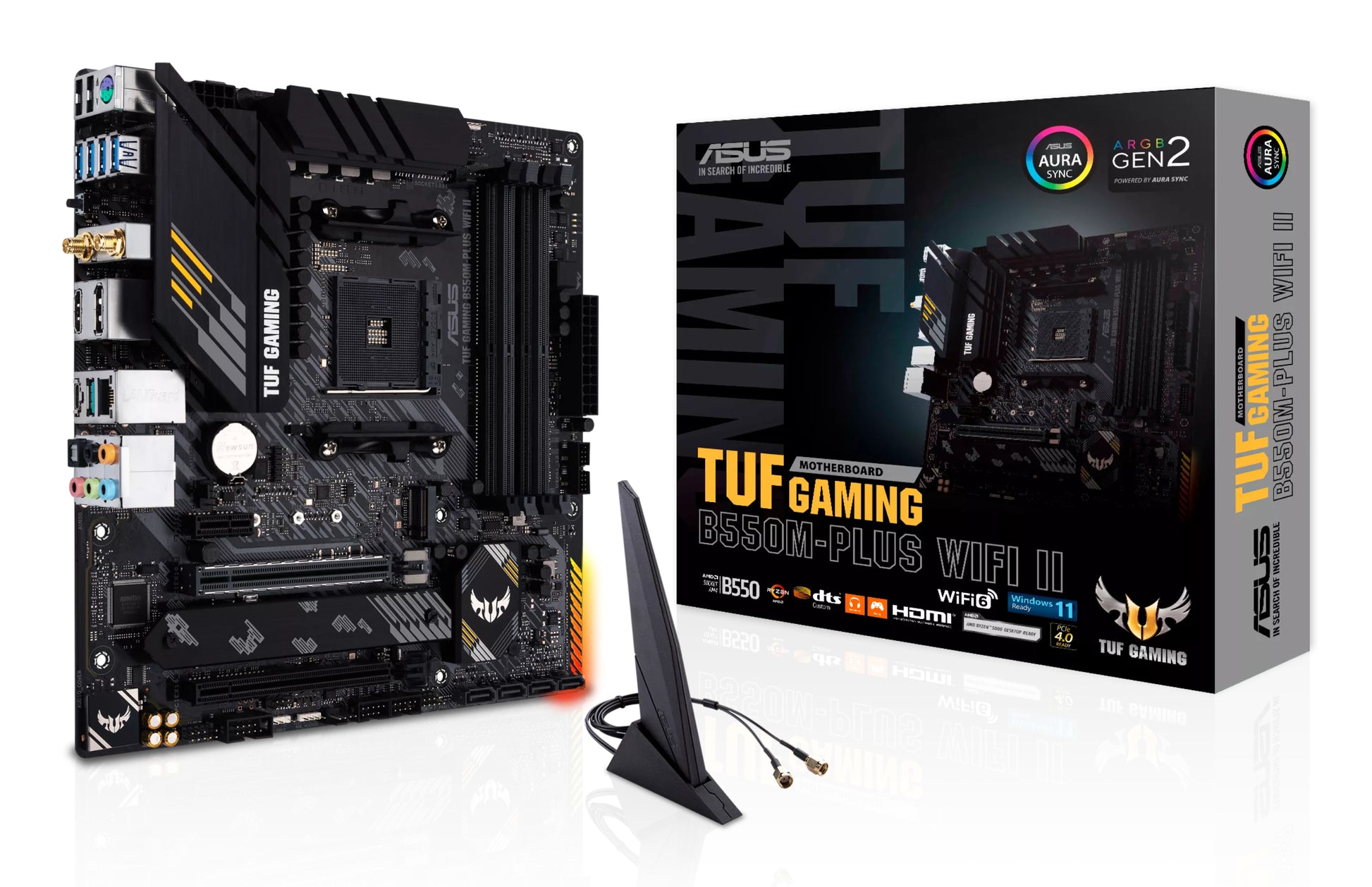 ASUS TUF GAMING B550M-PLUS WIFI II MOTHERBOARD B550 AM4 Micro ATX