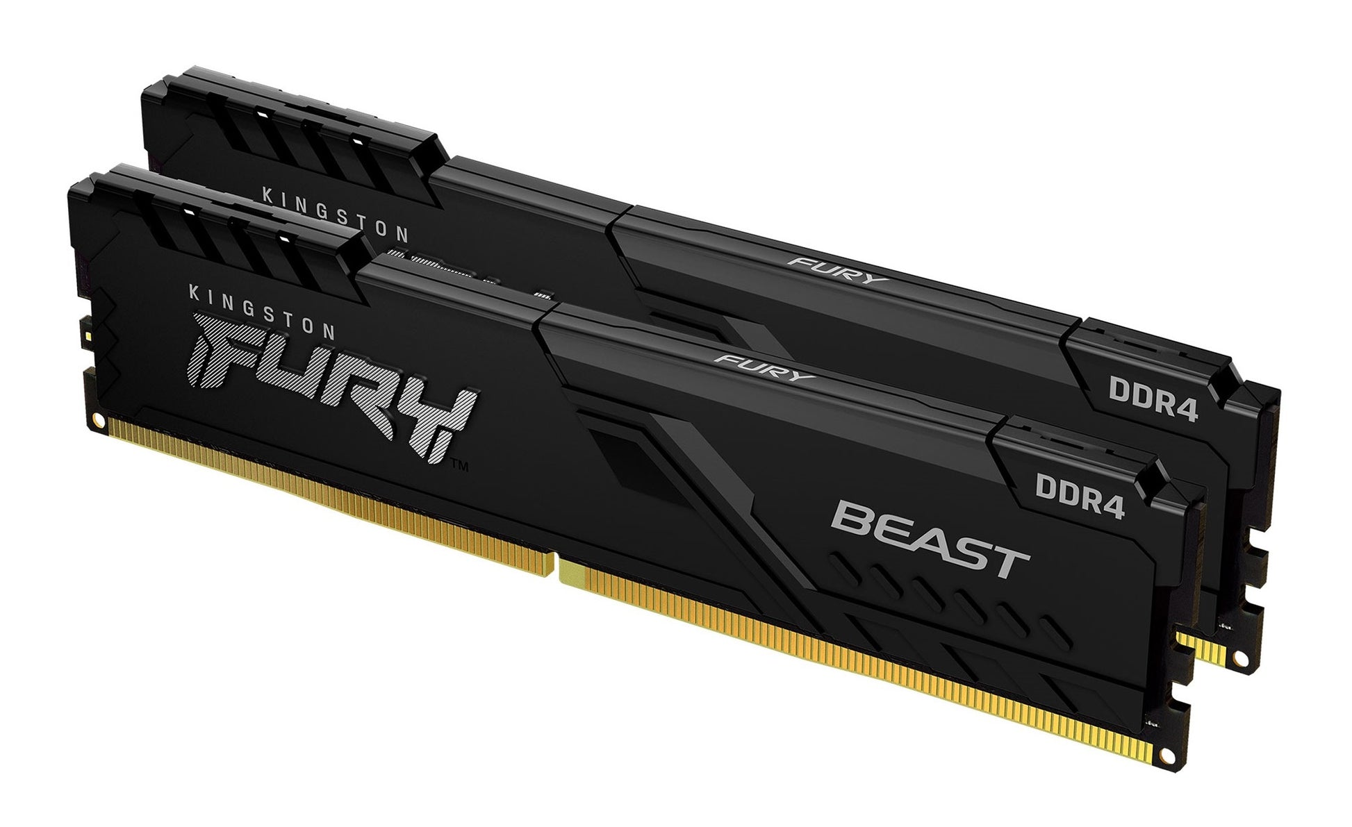 Kingston Technology 32GB 3200MT/s DDR4 CL16 DIMM (Kit of 2) 1Gx8 FURY Beast Black RAM DDR4 32GB
