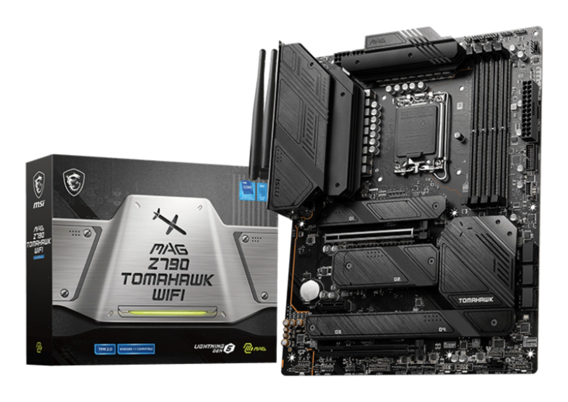 MSI MAG Z790 TOMAHAWK WIFI MOTHERBOARD Z790 LGA 1700 ATX Fan
