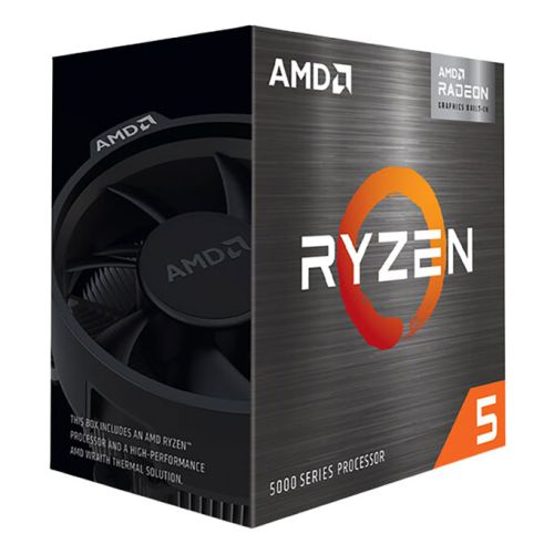 AMD Ryzen 5 5600GT CPU with Wraith Stealth Cooler AM4 3.6GHz 4.6 Turbo 6-Core 65W 19MB Cache 7nm 5th Gen Radeon Graphics