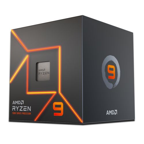 AMD Ryzen 9 7900 CPU w/ Wraith Prism RGB Cooler AM5 3.7GHz 5.4 Turbo 12-Core 65W 76MB Cache 5nm 7th Gen Radeon Graphics