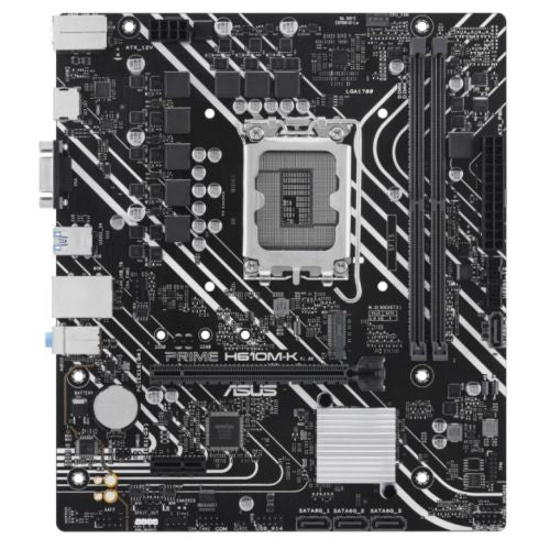Asus PRIME H610M-K, Intel H610, 1700, Micro ATX, 2 DDR5, VGA, HDMI, PCIe4, 1x M.2