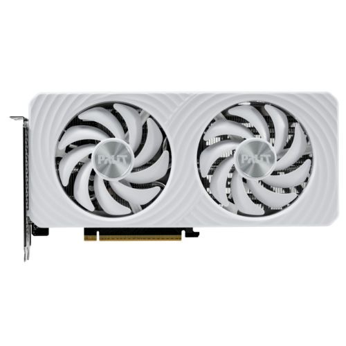 Palit RTX5060 White OC, PCIe5, 8GB DDR7, HDMI, 3 DP, 2527MHz Clock, RGB Lighting, Overclocked, Compact Design