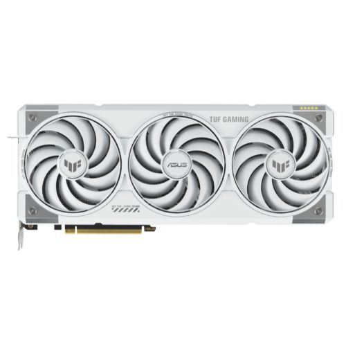 Asus TUF GAMING RTX5070 Ti OC White, PCIe5, 16GB DDR7, 2 HDMI, 3 DP, 2610MHz Clock, RGB Lighting, Overclocked