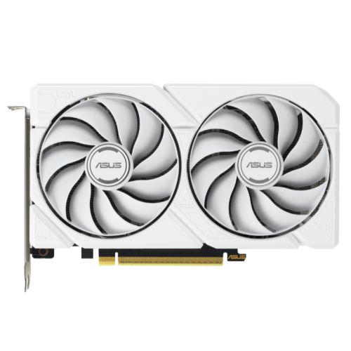 Asus DUAL RX9060 XT White, PCIe5, 16GB DDR6, HDMI, 2 DP, 3250MHz Clock, Compact SFF-Ready