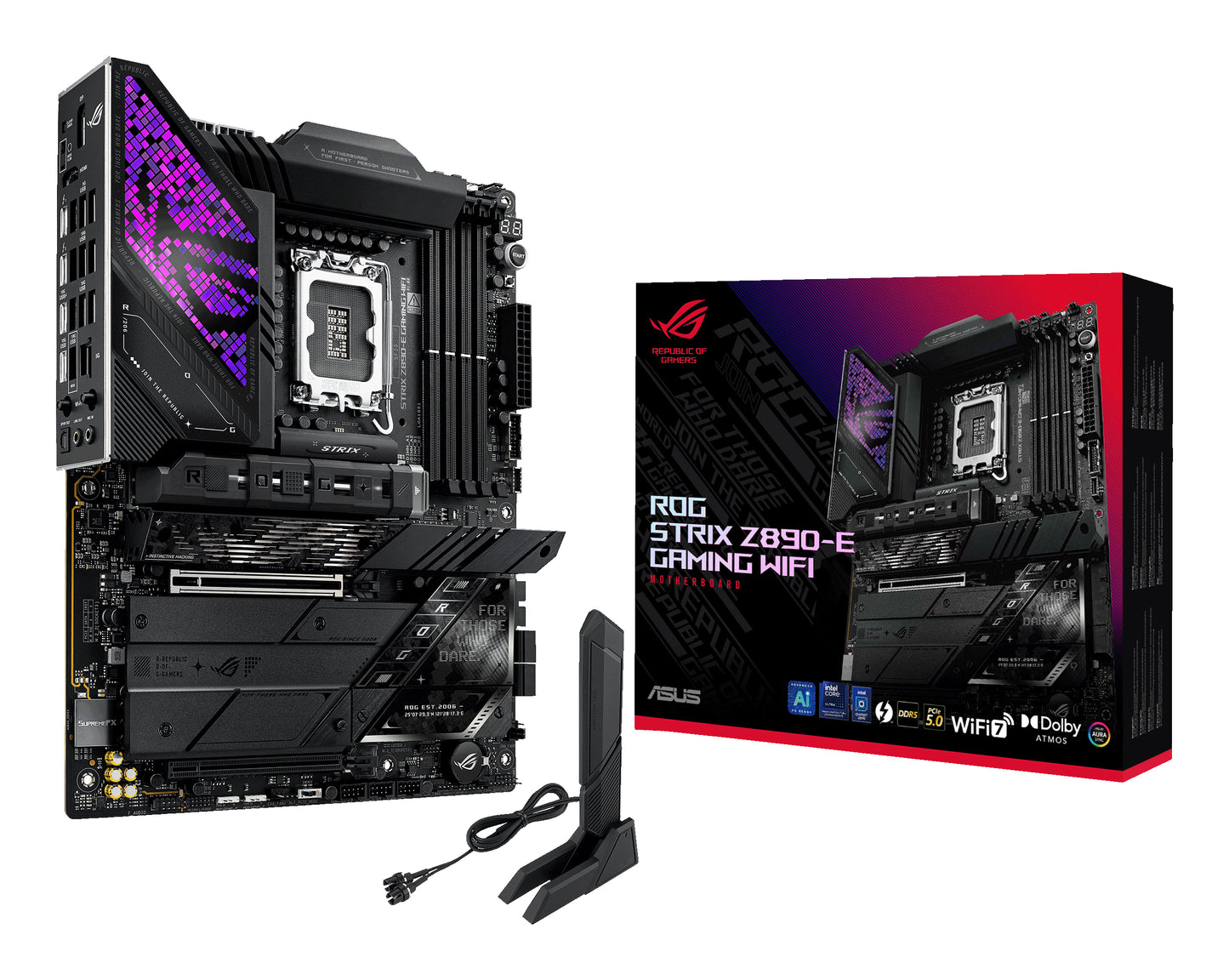 ASUS ROG STRIX Z890-E GAMING WIFI MOTHERBOARD Z890 LGA 1851 DDR5 ATX M.2