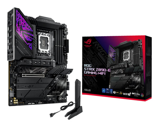 ASUS ROG STRIX Z890-E GAMING WIFI MOTHERBOARD Z890 LGA 1851 DDR5 ATX M.2