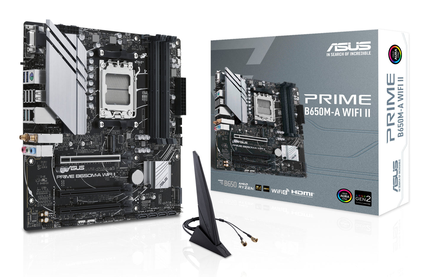 ASUS PRIME B650M-A WIFI II MOTHERBOARD B650 AM5 Micro ATX Fan