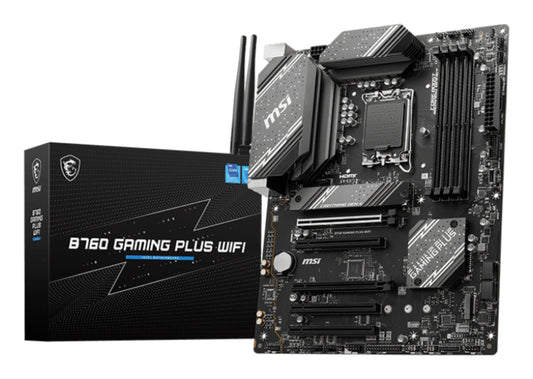 MSI B760 GAMING PLUS WIFI MOTHERBOARD B760 LGA 1700 DDR5 ATX M.2 Air Cooler