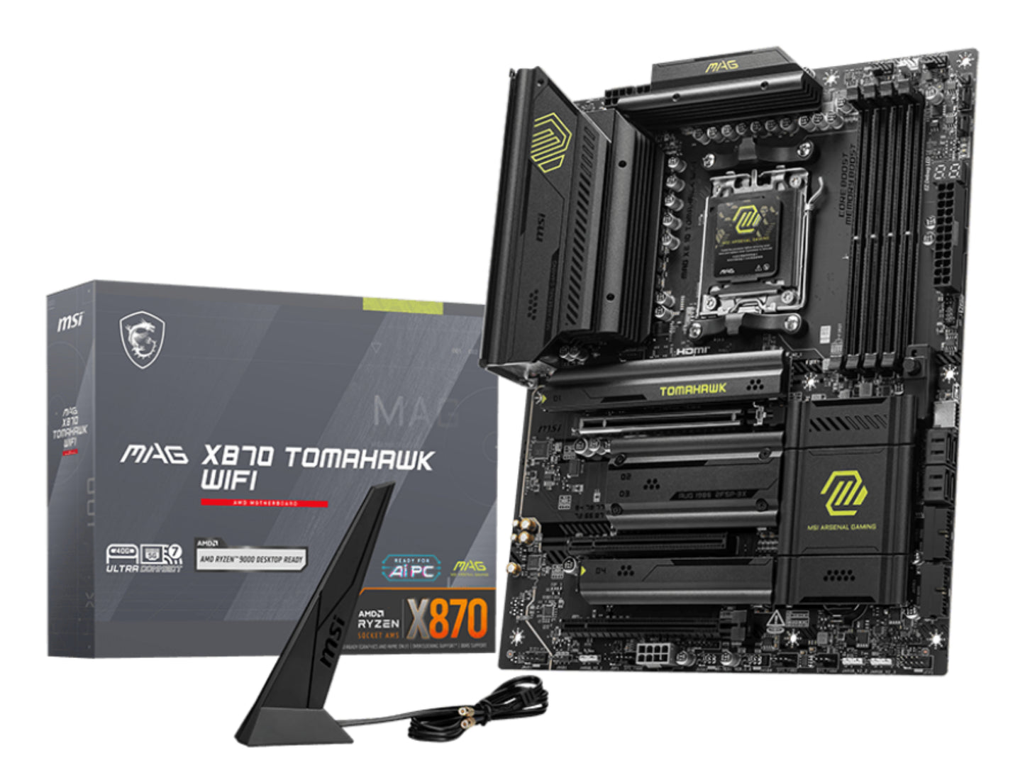 MSI MAG X870 TOMAHAWK WIFI MOTHERBOARD X870 AM5 ATX
