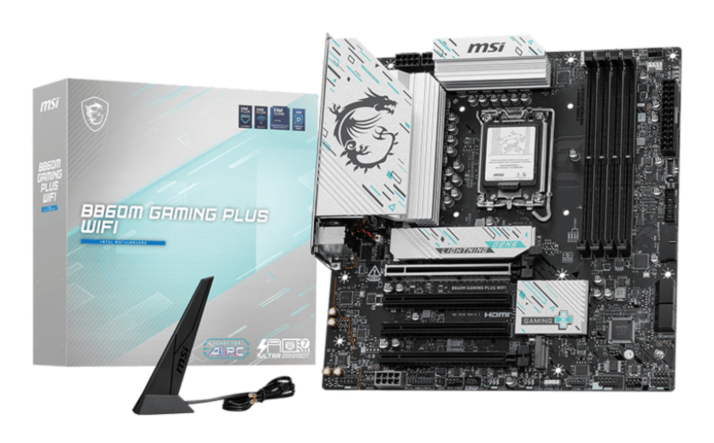 MSI B860M GAMING PLUS WIFI MOTHERBOARD B860 LGA 1851 Micro ATX