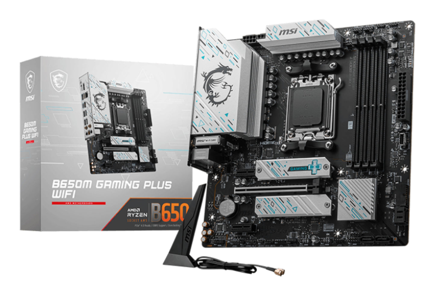 MSI B650M GAMING PLUS WIFI MOTHERBOARD B650 AM5 DDR5 Micro ATX 64GB