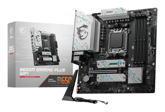 MSI B650M GAMING PLUS WIFI MOTHERBOARD B650 AM5 DDR5 Micro ATX 64GB