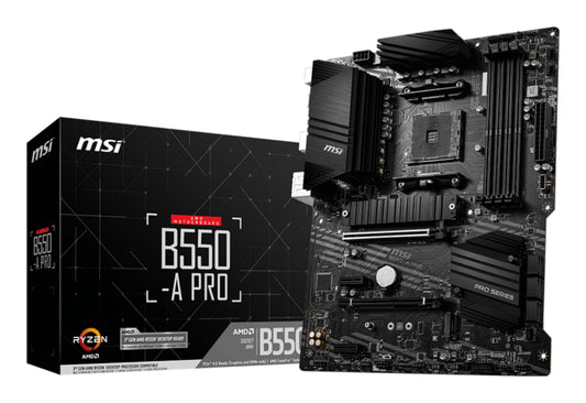 MSI B550-A PRO MOTHERBOARD B550 AM4 ATX M.2 Air Cooler