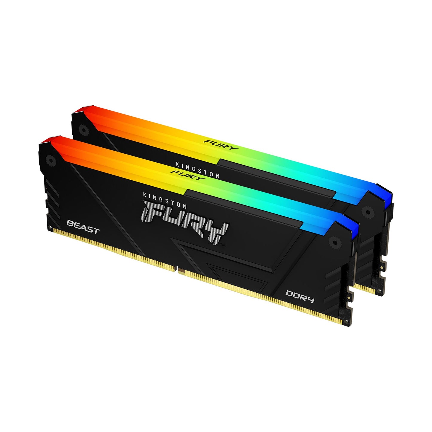 Kingston Technology 32GB 3200MT/s DDR4 CL16 DIMM (Kit of 2) FURY Beast RGB RAM DDR4 32GB