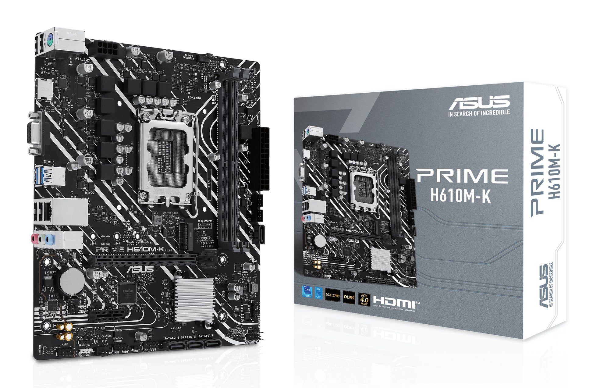 ASUS Prime H610M-K MOTHERBOARD H610 LGA 1700 Micro ATX