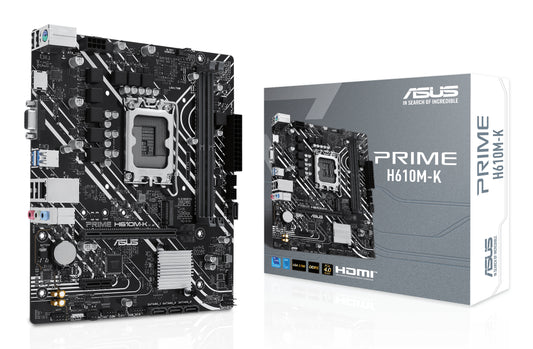 ASUS Prime H610M-K MOTHERBOARD H610 LGA 1700 Micro ATX