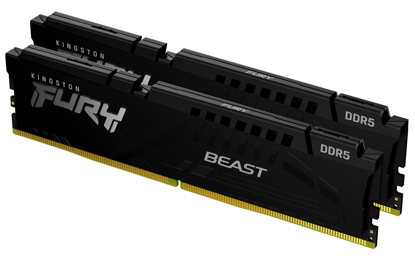 Kingston Technology 64GB 6000MT/s DDR5 CL36 DIMM (Kit of 2) FURY Beast Black RAM DDR5 64GB