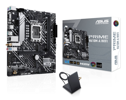 ASUS PRIME H610M-A WIFI MOTHERBOARD H610 LGA 1700 Micro ATX Fan